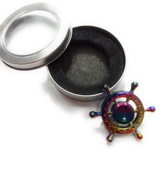

KAUSAL KF Rainbow COLAMBUS High Speed Gyro Cyclone Fidget Hand Spinner with Stainless Steel Bearing(Multicolor)