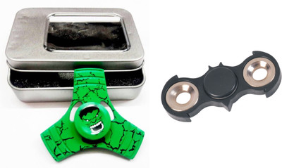 S.Blaze FREE Black Batman Fidget Spinner Toy with Metal 3 Arm Hulk Fidget Spinner Toy for Kids & Adults(Green, Black)
