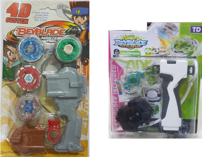 

Beyblade Metal Masters Fury Combo with Handle Launcher(Multicolor)