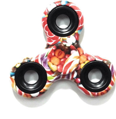 

KAUSAL KF KAUSAL KF Amazing Colorfull Retro Graphic CANDY Print fidget Hand spinner toy (Multicolor)(Multicolor)