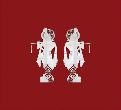 

Wall1ders  3D Acrylic Sticker(Pack of 2, Silver