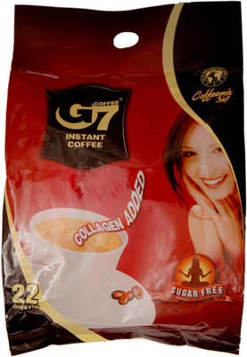 

G7 3 in 1 Sugar Free with Collagen (22 Sachets) Instant Coffee(352 g)