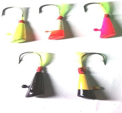 

JUST ONE CLICK 5 FLY HARD BAIT Hard Bait Fishing Lure(Pack of 5 Size 3)