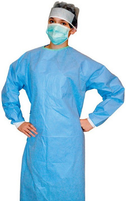 

Hitex Healthcare HP 354633P-13-S Gown Hospital Scrub(Medical Blue L)