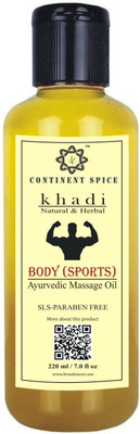 

Continent Spice KHADI NATURAL & HERBAL AYURVEDIC BODY (SPORTS) MASSAGE OIL- CS682005(220 ml)