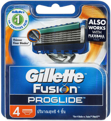 Gillette fusion-proglide(Pack of 4)
