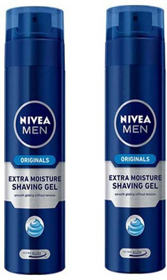 

Nivea MEN ORIGINALS EXTRA MOISTURE SHAVING GEL 200ML (PACK OF 2)(200 ml)