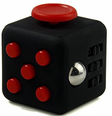 

iDream Fidget Cube Anti-stress Focus Improvement Toy(Black, Red)