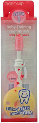

Pigeon Baby Training Lesson-1 (6-8 Months) Soft Toothbrush