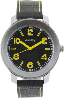 Galaxy GY014BLK Watch  - For Men   Watches  (Galaxy)