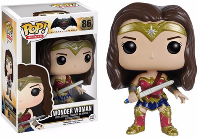 

Funko POP! Batman v Superman: Dawn of Justice Wonder Woman Pop! Vinyl Action Figure - Merchandise & Accessories(Multicolor)