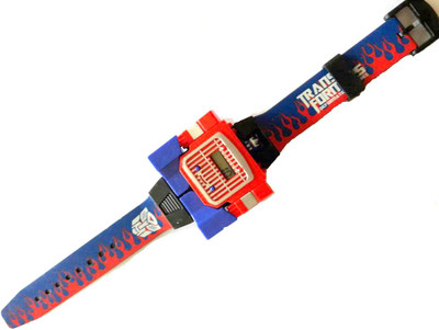 VShine Transformer Action Figure Wrist band Optimus Prime for Kids(Blue) available at flipkart for Rs.149