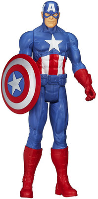 

Assemble Titan Hero Series 12-inch Captain America Action Figure(Multicolor)