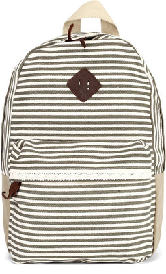 

Baggabond Cotton Twill Back Pack BGCB0001 15 L Backpack(Green, White)