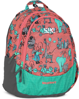 

Wildcraft Wiki Zoo 2 14 L Backpack(Multicolor), Pink