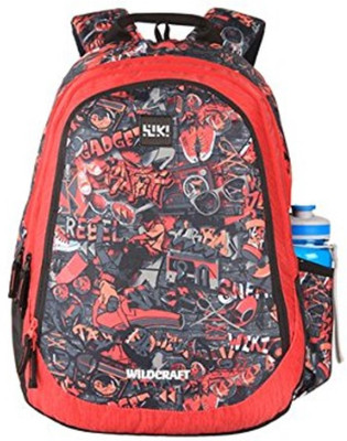 

Wiki by Wildcraft Punk 4 Red 21 L Backpack(Multicolor)