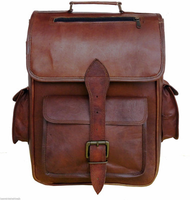 

Anshika International genuine leather vintage handmade backpack bag for boys &girls 15 L Backpack(Brown)