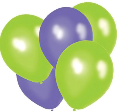 

EVA Solid EVA0083 Balloon(Green, Purple, Pack of 50)