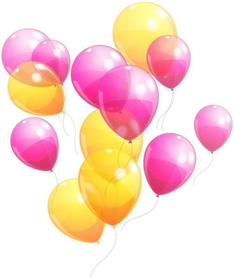 

EVA Solid EVA0080 Balloon(Yellow, Pink, Pack of 50)