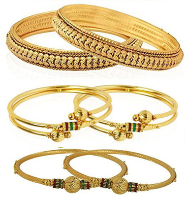 YouBella Alloy Bangle Set(Pack of 3)
