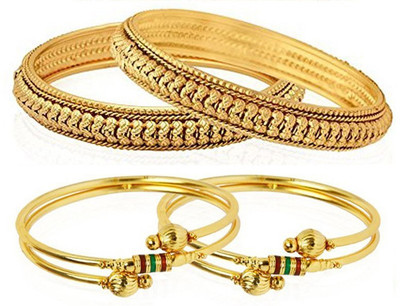 YouBella Alloy Bangle Set(Pack of 3)