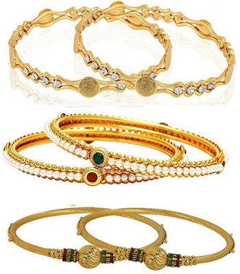 YouBella Alloy Bangle Set(Pack of 3)