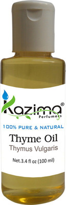 

KAZIMA Thyme Essential Oil (100ML) 100% Pure Natural & Undiluted For Skin care & Hair treatment(100 ml)