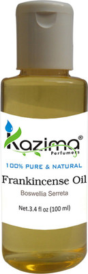 

KAZIMA Frankincense Essential Oil (100ML) 100% Pure Natural & Undiluted For Skin care & Hair treatment(100 ml)