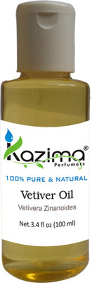 

KAZIMA Vetiver Essential Oil (100ML) 100% Pure Natural & Undiluted For Skin care & Hair treatment(100 ml)