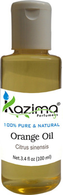 

KAZIMA Orange Essential Oil (100ML) 100% Pure Natural & Undiluted For Skin care & Hair treatment(100 ml)