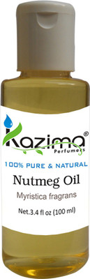 

KAZIMA Nutmeg Essential Oil (100ML) 100% Pure Natural & Undiluted For Skin care & Hair treatment(100 ml)