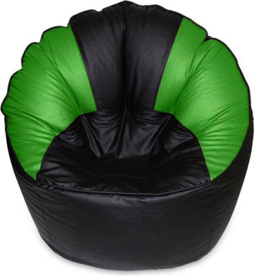 

Akhilesh Bean Bags & Furniture XXXL Bean Bag Cover (Without Beans)(Green, Black)