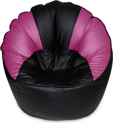 

Akhilesh Bean Bags & Furniture XXL Bean Bag Cover (Without Beans)(Pink, Black)
