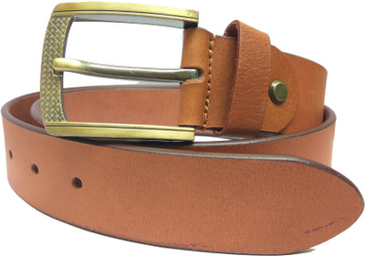 

Dude Chase Men Casual, Party, Formal Tan Genuine Leather Belt