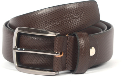 Muffler Men Formal, Evening Brown Genuine Leather Belt
