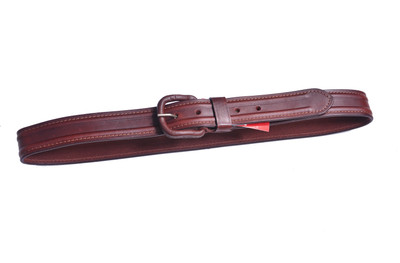 

Nikhil Leather Men Brown Genuine Leather Belt