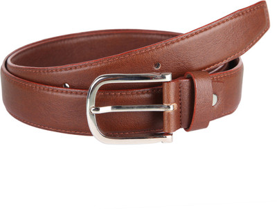 

HT Collections Men Casual, Evening, Formal, Party Brown Artificial Leather Belt, Tan