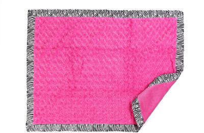

Babyoodles Self Design  Crib Baby Blanket(Microfiber, Pink