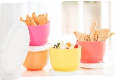 Tupperware Blossom bowls Plastic Bowl Set(Multicolor, Pack of 4) available at flipkart for Rs.631