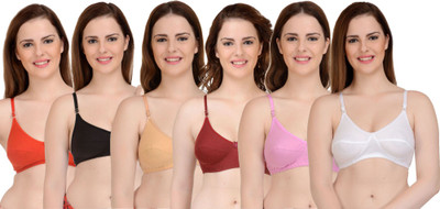 Yana Women T-Shirt Non Padded Bra(Multicolor)