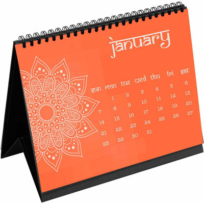 

Clixicle Clixicle 2018 Calendar Mandala - Color - 6in x 8in 2018 Table Calendar(Color, Mandala)