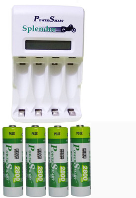 

Power Smart PS346 4x2800 Camera Battery Charger(White)