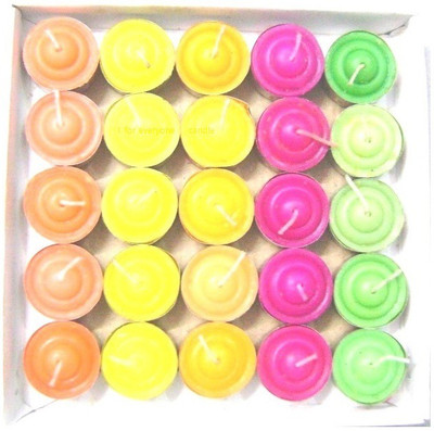 

1 For Everyone 25-Rainbow Deep Candle(Multicolor, Pack of 25)