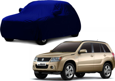 Affron Car Cover For Maruti Suzuki Grand Vitara (With Mirror Pockets)(Blue)