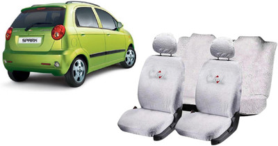 

affron Cotton Car Seat Cover For Chevrolet Spark(Without Back Seat Arm Rest, 5 Seater)