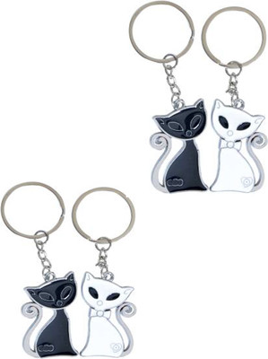 

MGP Fashion Love Heart Couple Gift Key Chain Combo No.140 Key Chain(Multicolor)