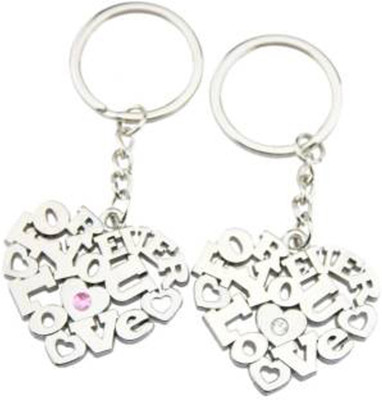 

MGP Fashion Love Heart Couple Gift Key Chain Combo No.168 Key Chain(Multicolor)