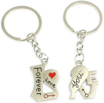 

MGP Fashion Love Heart Couple Gift Key Chain Combo No.159 Key Chain(Multicolor)
