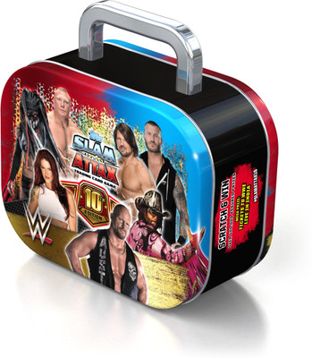 

Topps WWE SLAM ATTAX 10 TCG collection Card Bank(Multicolor)