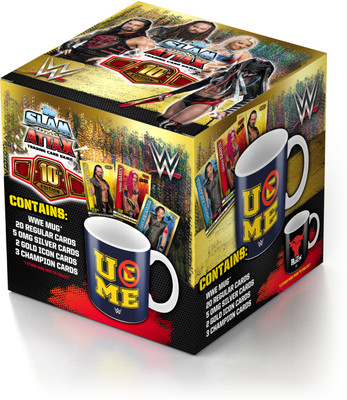 

topps WWE SLAM ATTAX 10 TCG collection Tumbler pack(Multicolor)